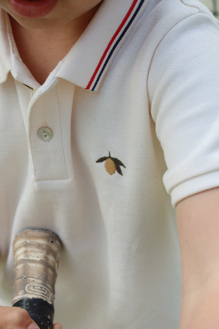 [Konges slojd] Florian Polo Shirt GOTS - Antique White