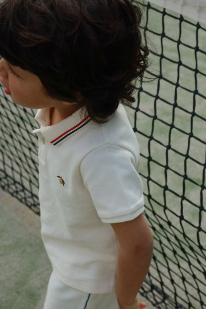[Konges slojd] Florian Polo Shirt GOTS - Antique White
