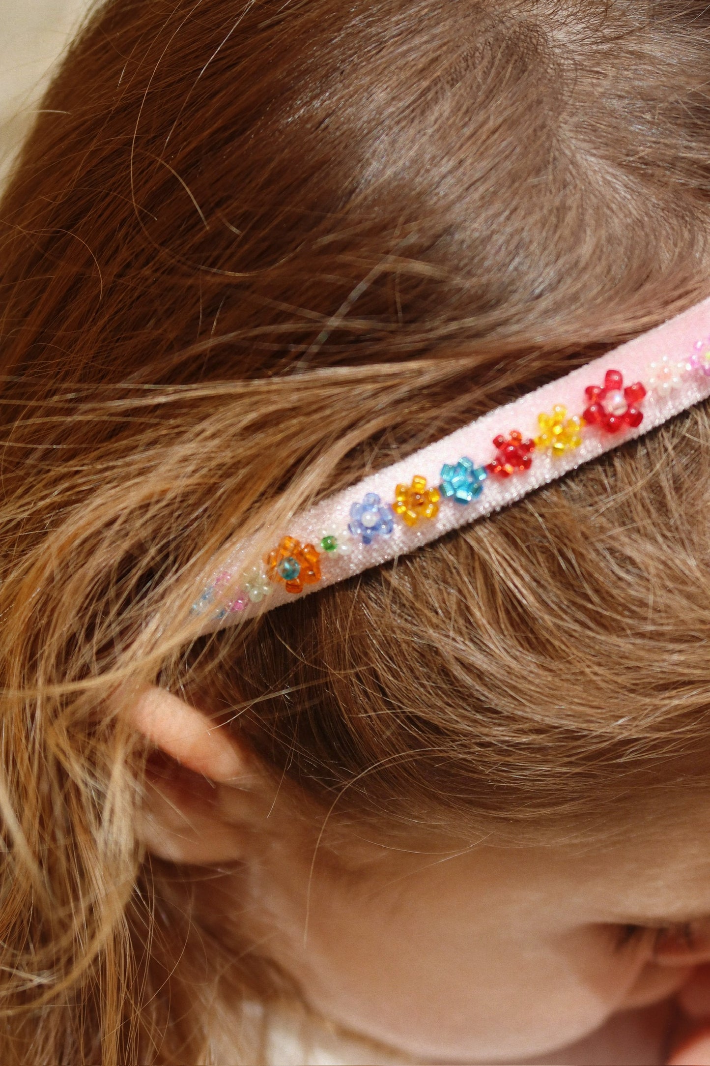 [Konges slojd] Flower Field Hairbrace - Mellow Rose