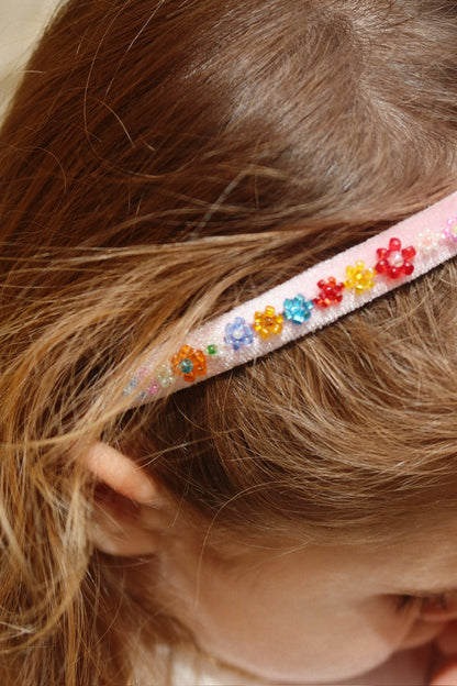 [Konges slojd] Flower Field Hairbrace - Mellow Rose