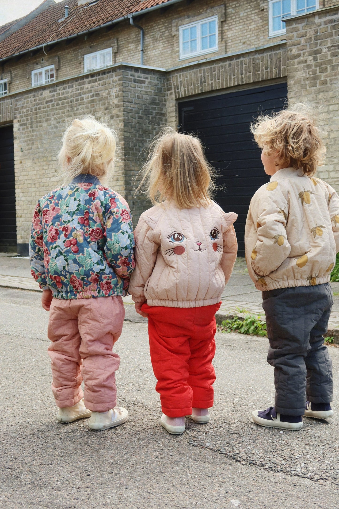 [Konges slojd] Juno Kitty Bomber Jacket - Cameo Rose