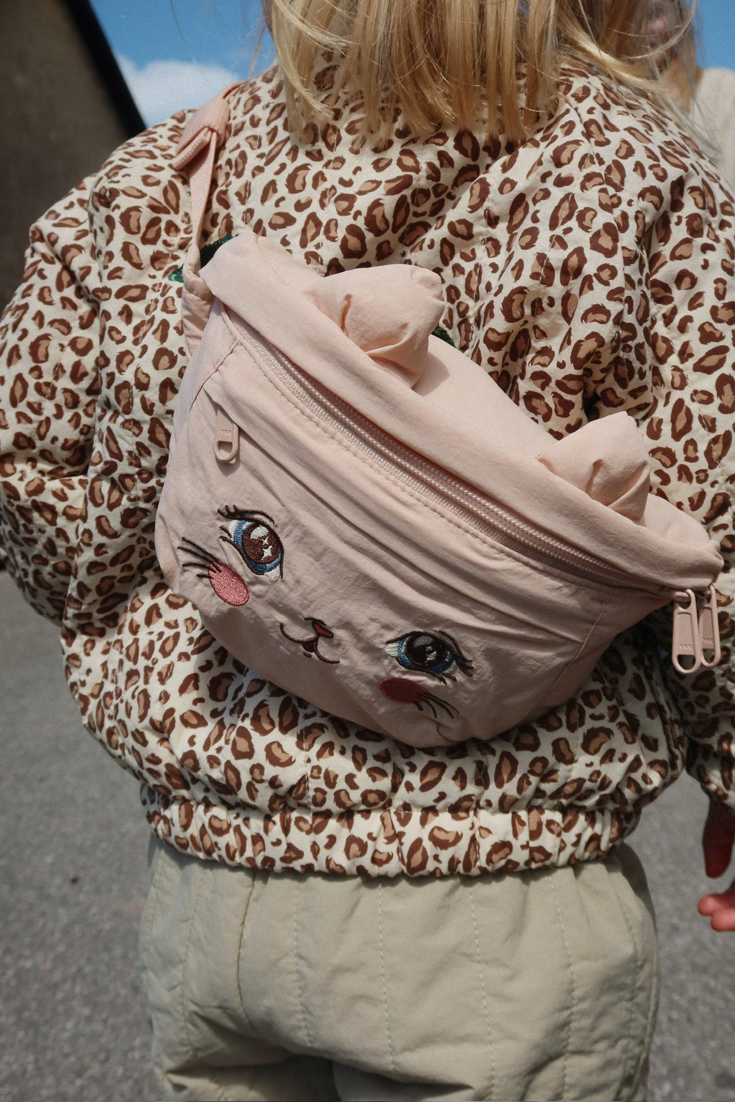 [Konges slojd] Juno Kitty Bumbag - Cameo Rose