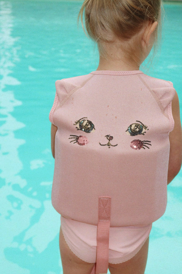 [Konges slojd]Kitty Swim Vest - Powder Pink