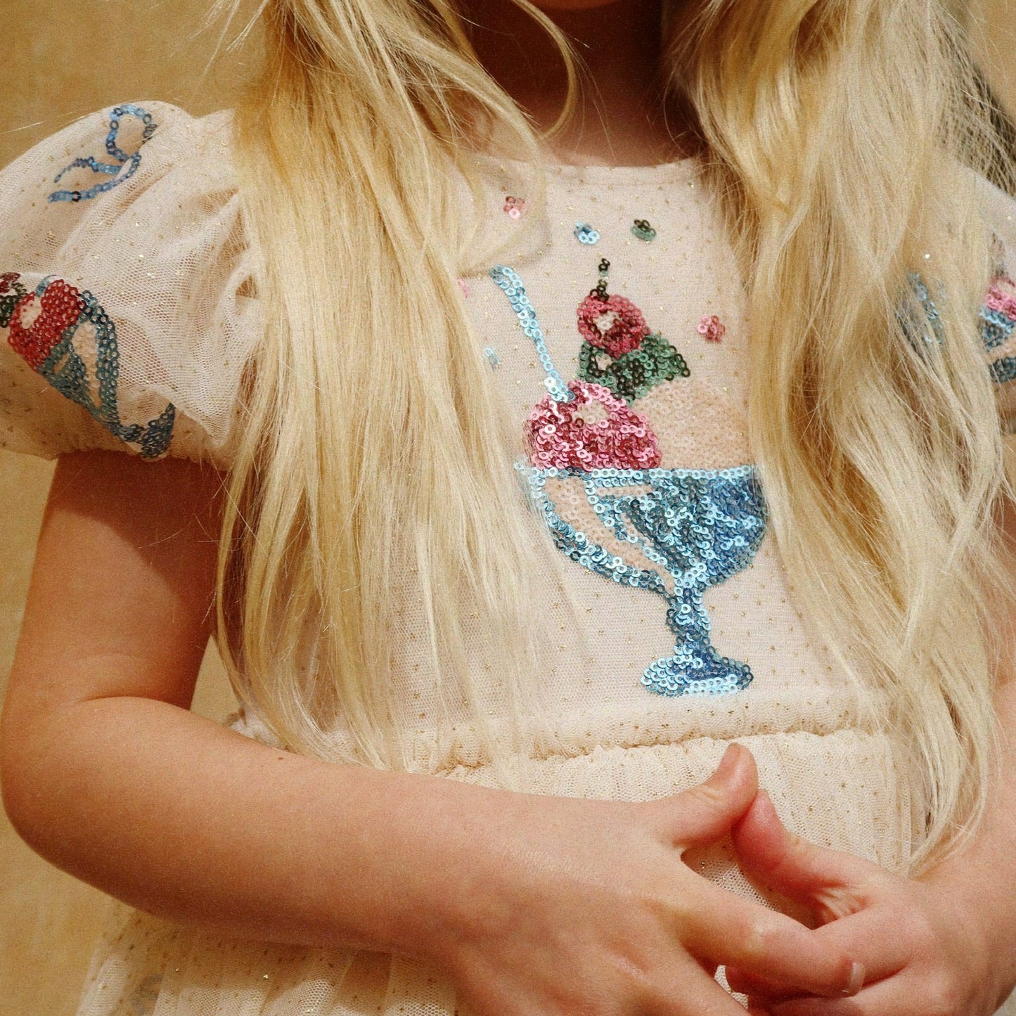 [Konges slojd] Yvonne Puff Dress - Gelato