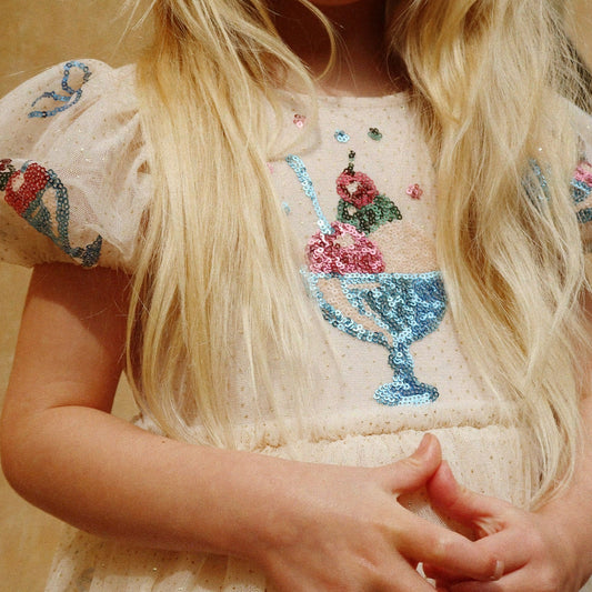[Konges slojd] Yvonne Puff Dress - Gelato