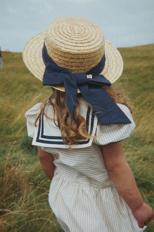 [Konges slojd] Allie Sailor Dress GOTS - Bleu Stripe