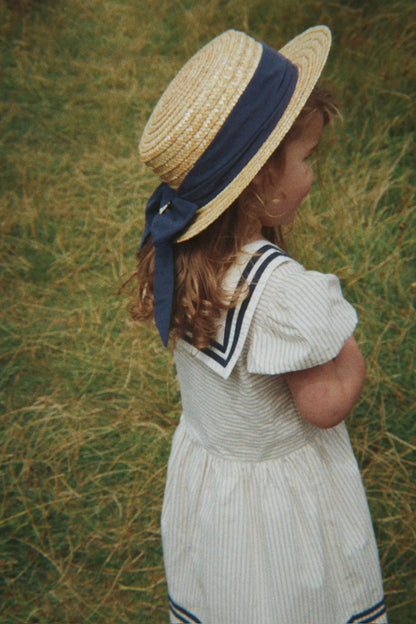 [Konges slojd] Allie Sailor Dress GOTS - Bleu Stripe