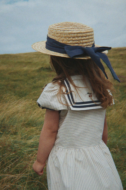 [Konges slojd] Allie Sailor Dress GOTS - Bleu Stripe