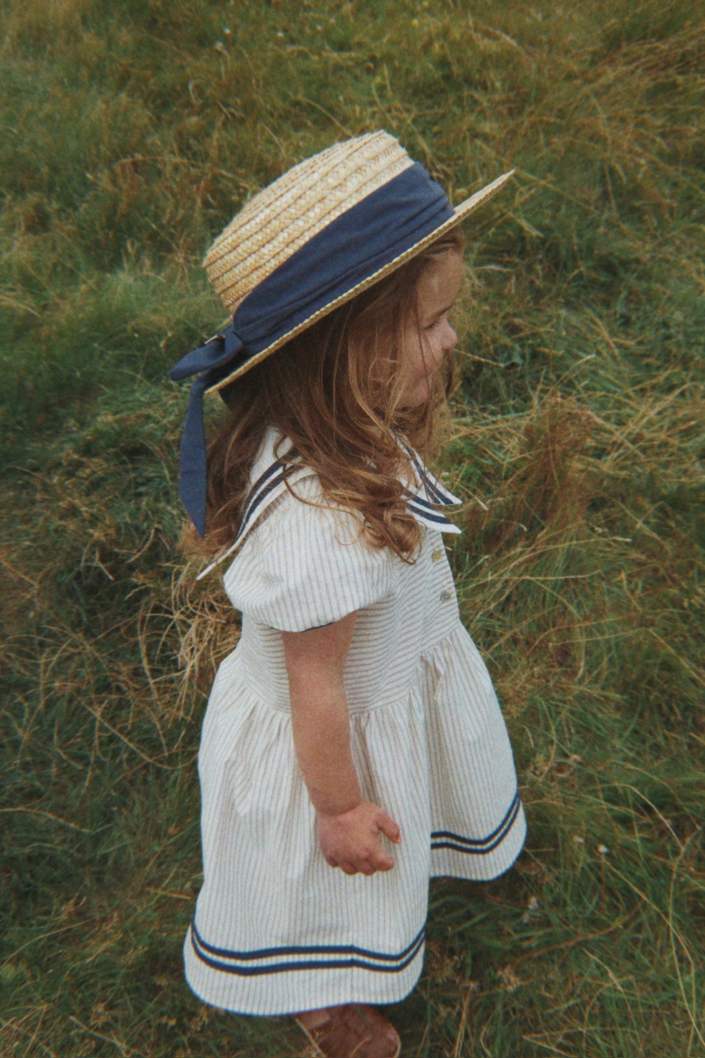 [Konges slojd] Allie Sailor Dress GOTS - Bleu Stripe