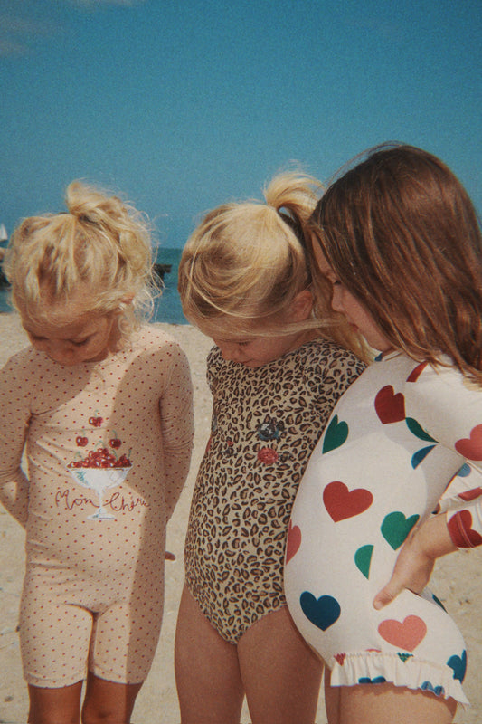 [Konges slojd]Amandine Swim Onesie - Emboldened Dot