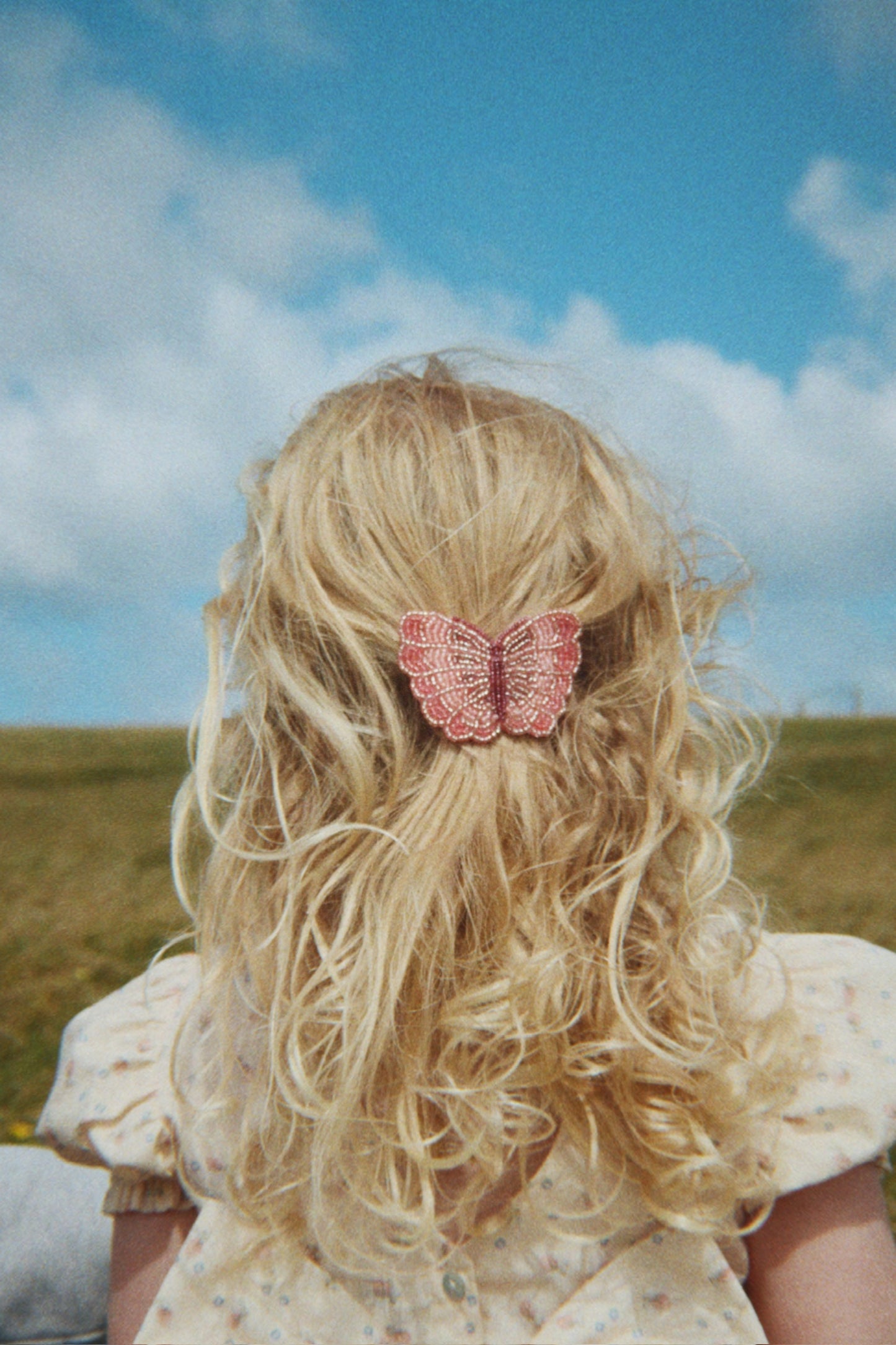 [Konges Slojd]Butterfly Beaded Hair Clip - Butterfly