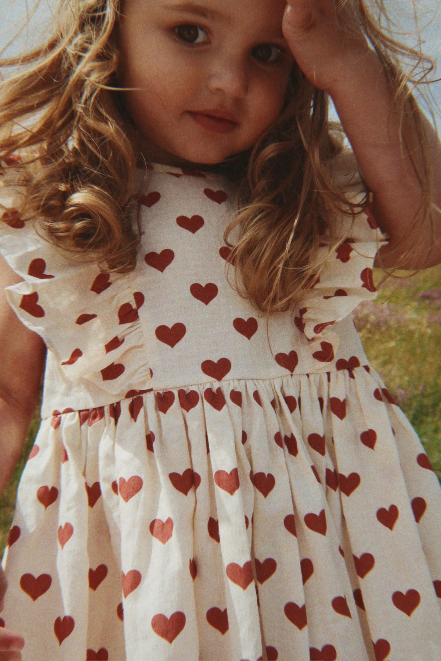 [Konges slojd] Cianna Dress GOTS - Amour Rouge