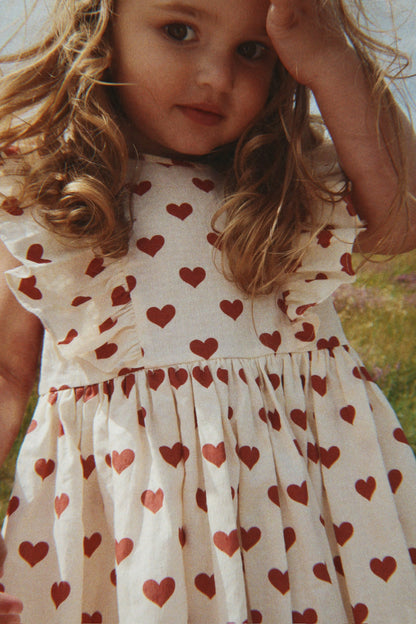 [Konges slojd] Cianna Dress GOTS - Amour Rouge