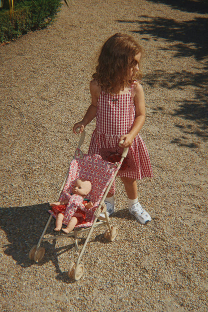 [Konges slojd]Isotta Dress GOTS - Raspberry Check