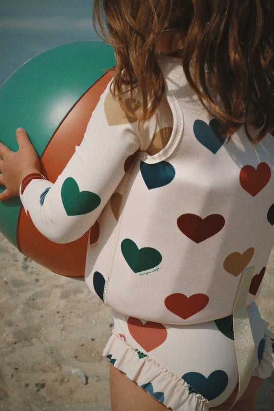 [Konges slojd]Manuca LS Swimsuit GRS - Bon Coeur Colore