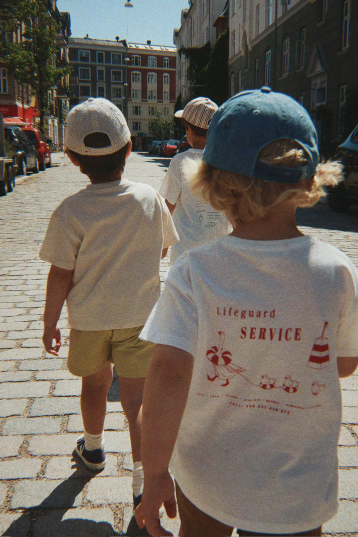 [Konges slojd]Era Tee OCS - Off White / Lifeguard Service