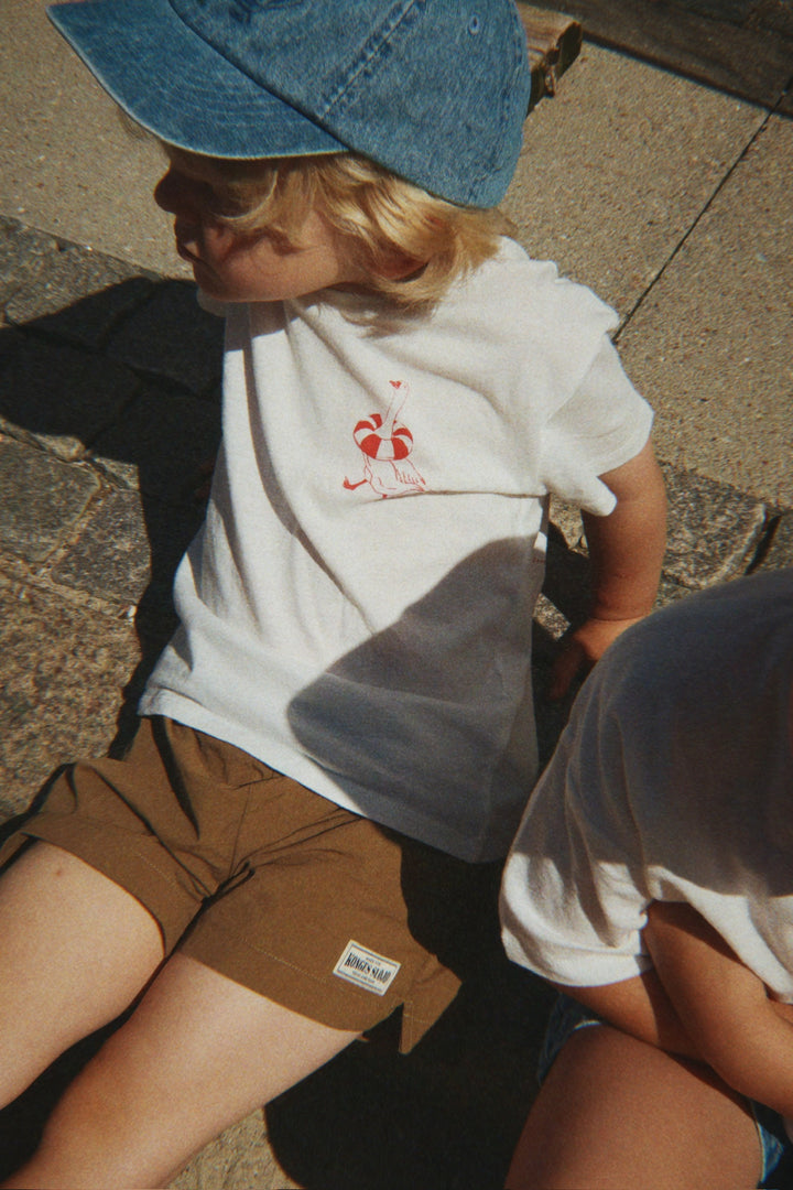 [Konges slojd]Era Tee OCS - Off White / Lifeguard Service