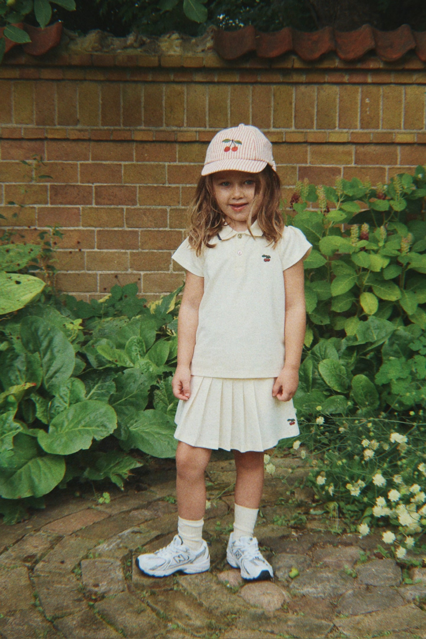 [Konges slojd]Ellie Bow Cap GOTS - Amour Stripe