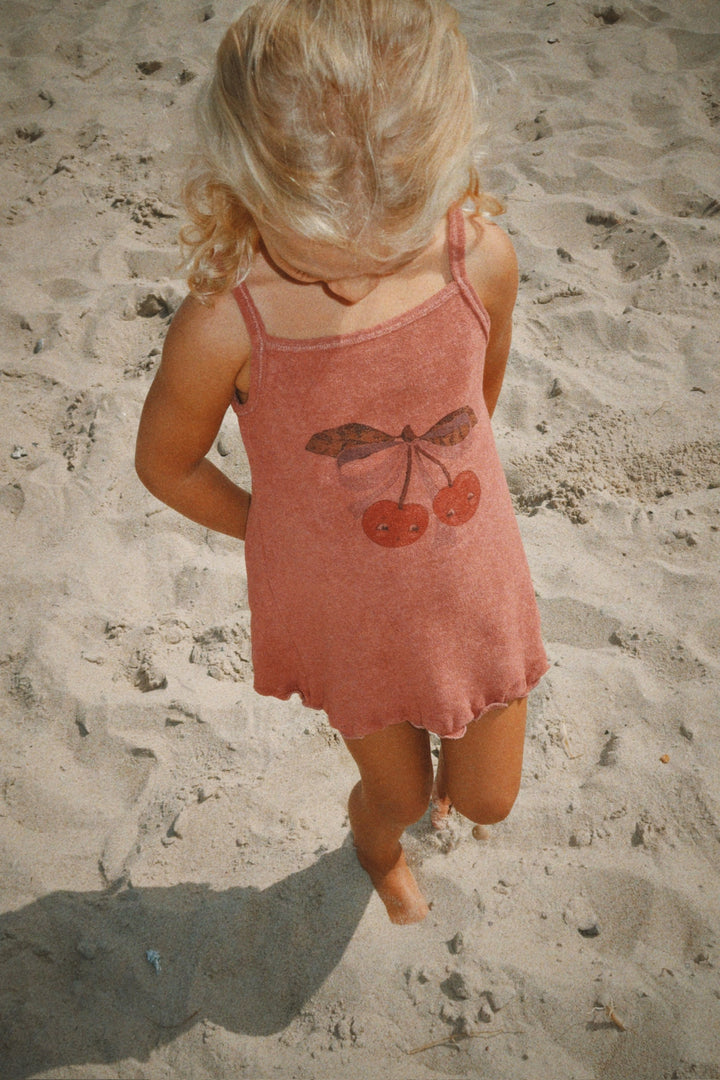 [Konges slojd]Itty Strap Dress GOTS - Canyon Rose