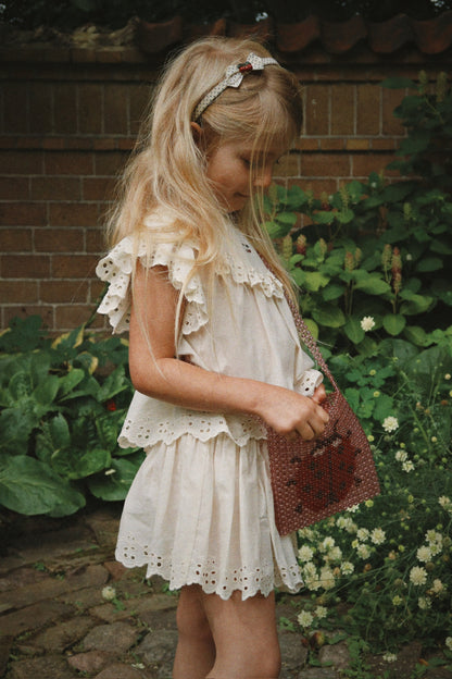 [Konges slojd]Posey Top- Antique White