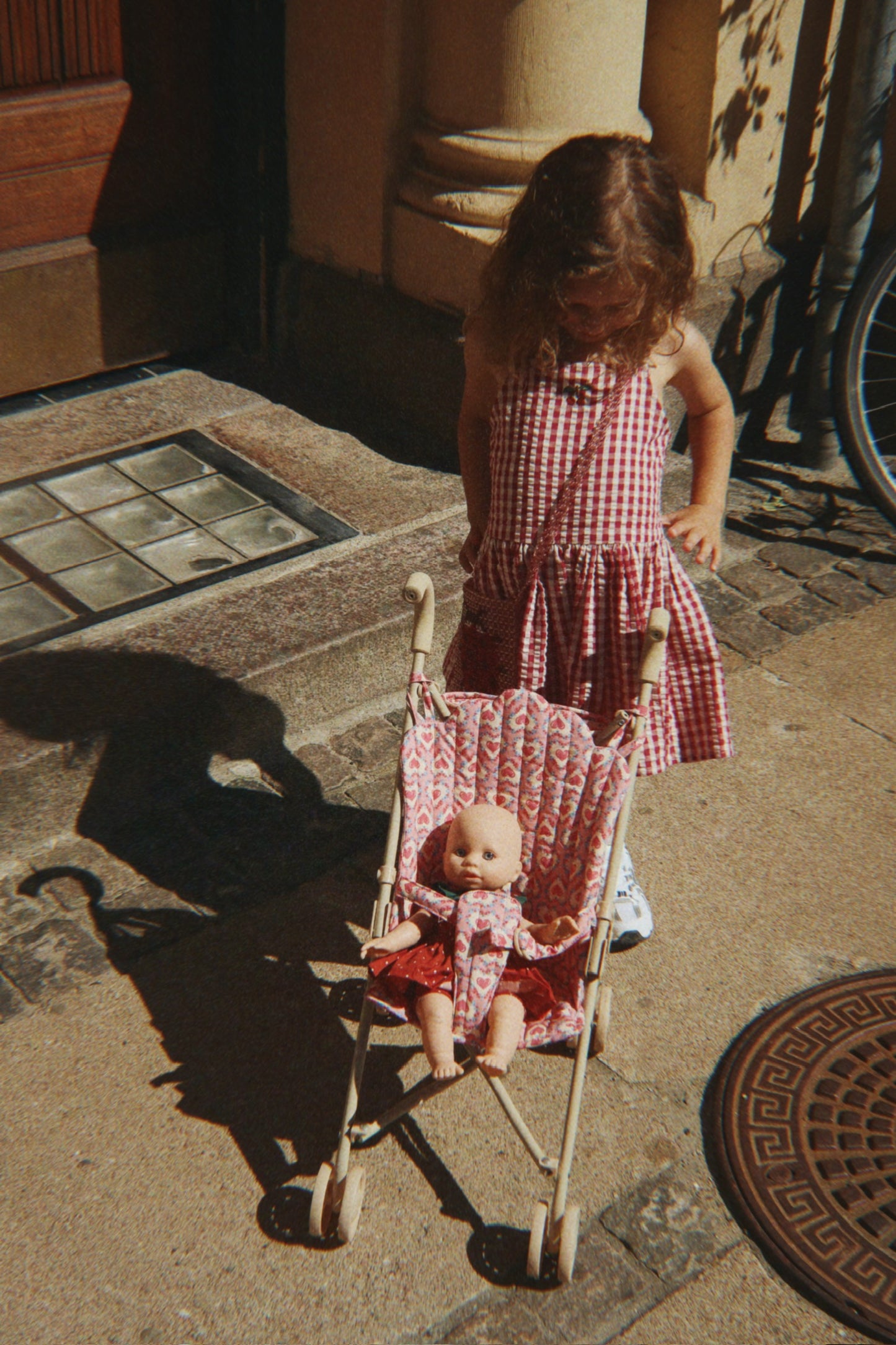 [Konges slojd]Isotta Dress GOTS - Raspberry Check