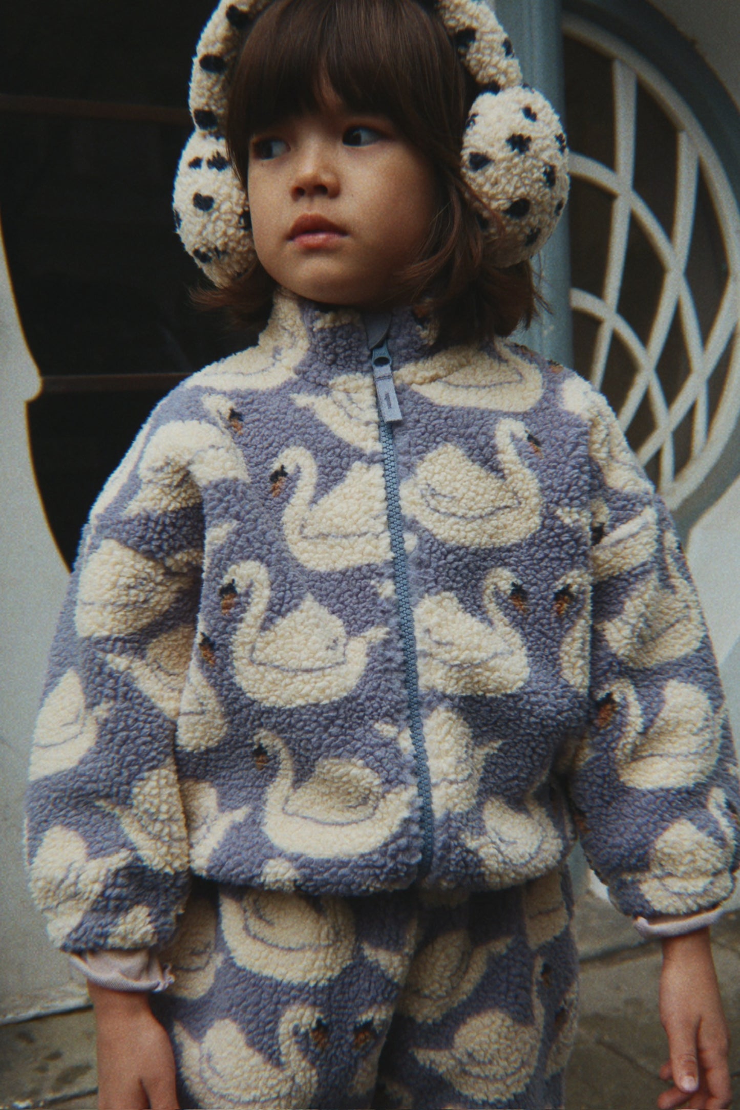 [Konges slojd]Jody Teddy Jacket GRS -Swan