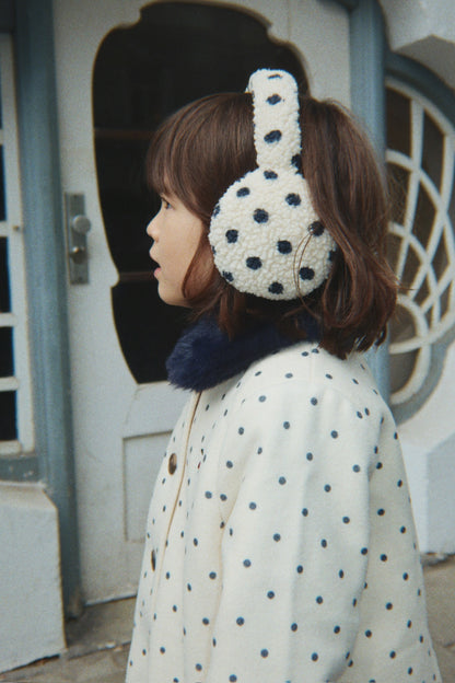 [Konges slojd]Jody Teddy Earmuffs GRS - Dot Lumiere