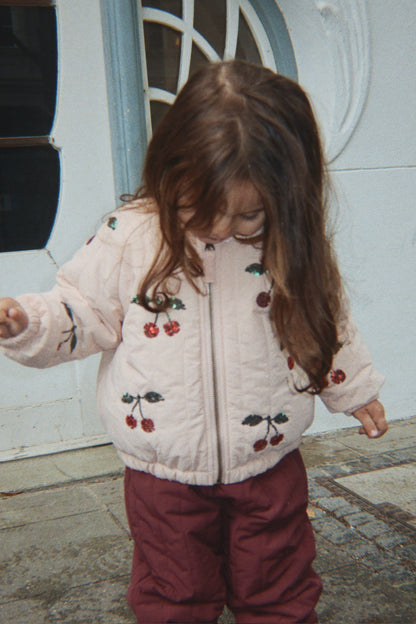 [Konges slojd]Juno Sequin Bomber Jacket - Cameo Rose