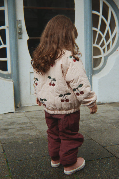 [Konges slojd]Juno Sequin Bomber Jacket - Cameo Rose