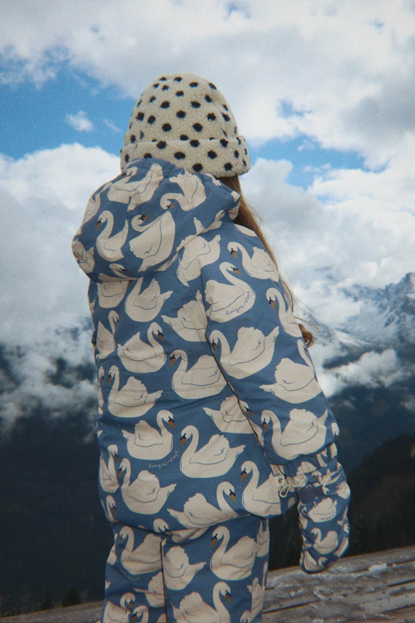 [Konges slojd] Nohr Snow Mittens - Swan