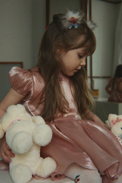 [Konges slojd]Fia Dress GRS - Silver Pink