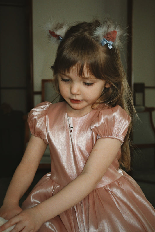 [Konges slojd]Fia Dress GRS - Silver Pink