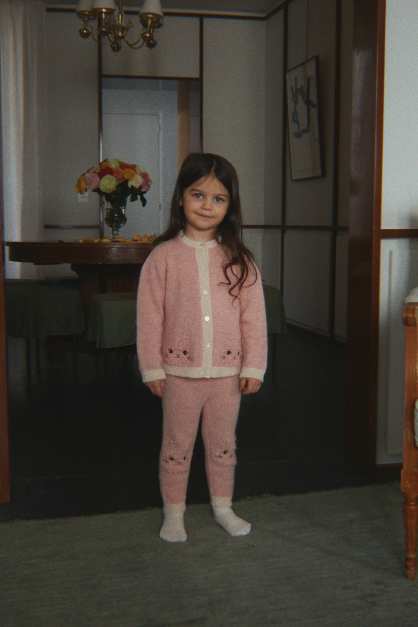 [Konges slojd]Kitty Pants - Silver Pink