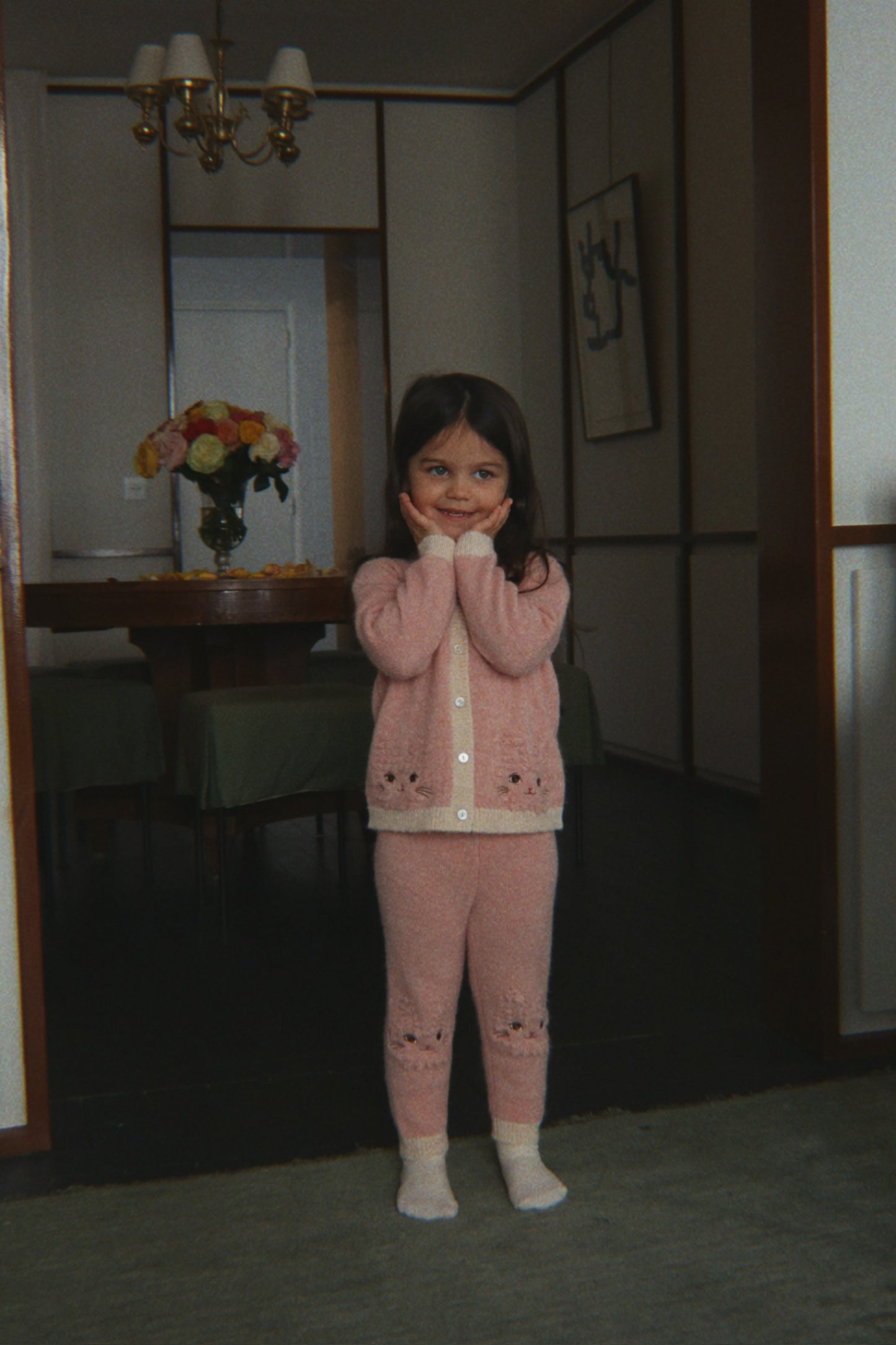 [Konges slojd]Kitty Pants - Silver Pink