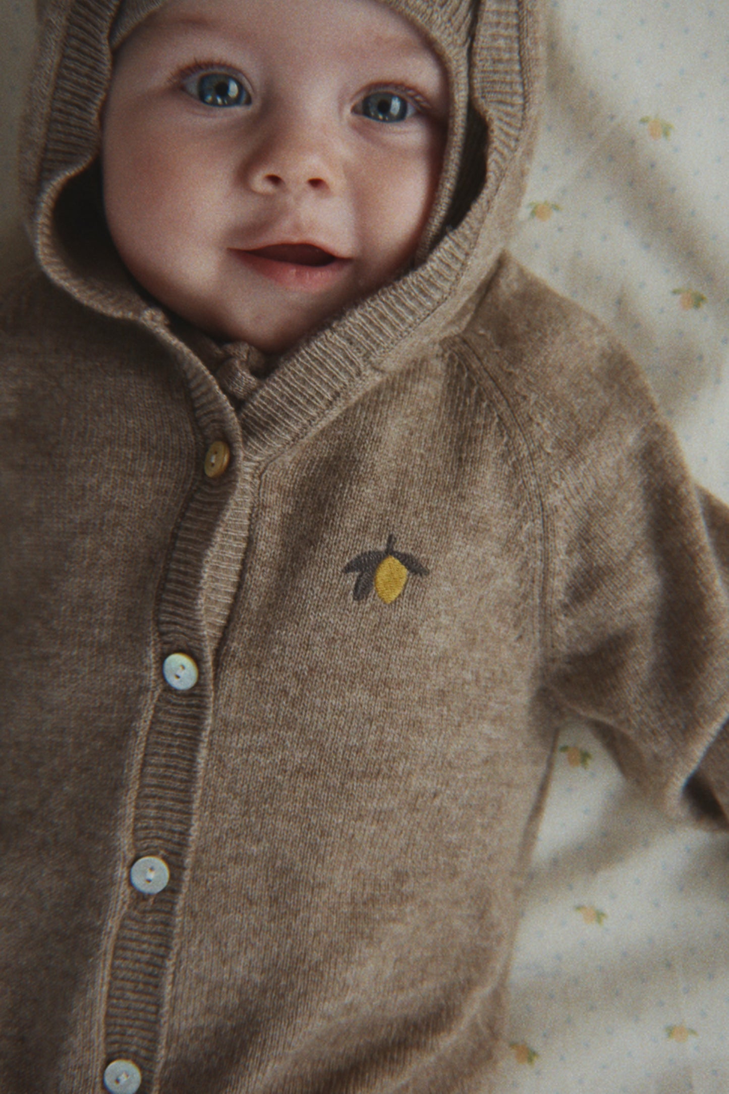 [Konges slojd]Mattou Knit Onesie - Light Brown