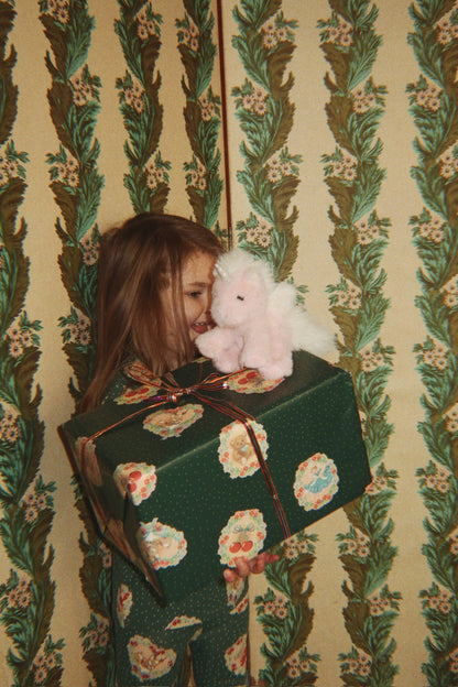 [Konges slojd] Basic Blouse / Pants Set GOTS - Deer Dairy Green
