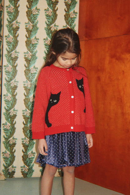 [Konges slojd] Belou Cardigan -Cat Rouge