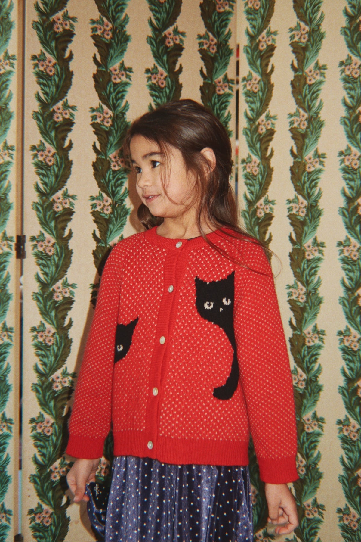 [Konges slojd] Belou Cardigan -Cat Rouge