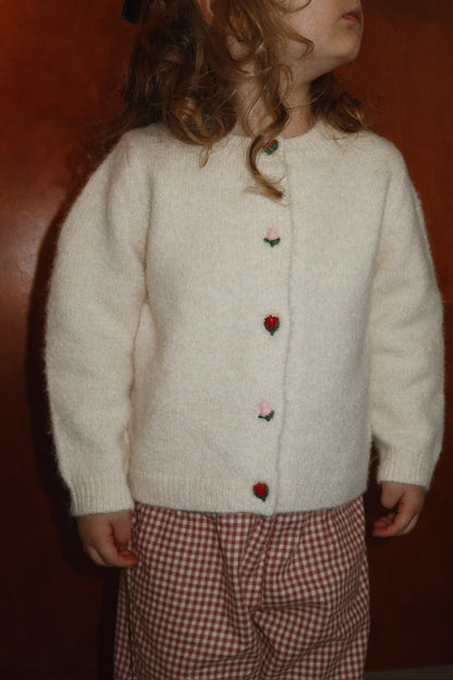 [Konges slojd]Fleuri Cardigan - Buttercream