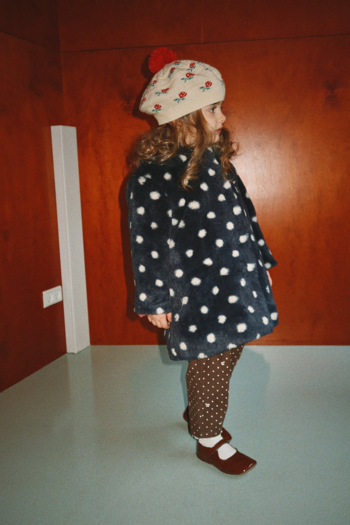 [Konges slojd]Fuzzie Coat GRS - Dont Nuit