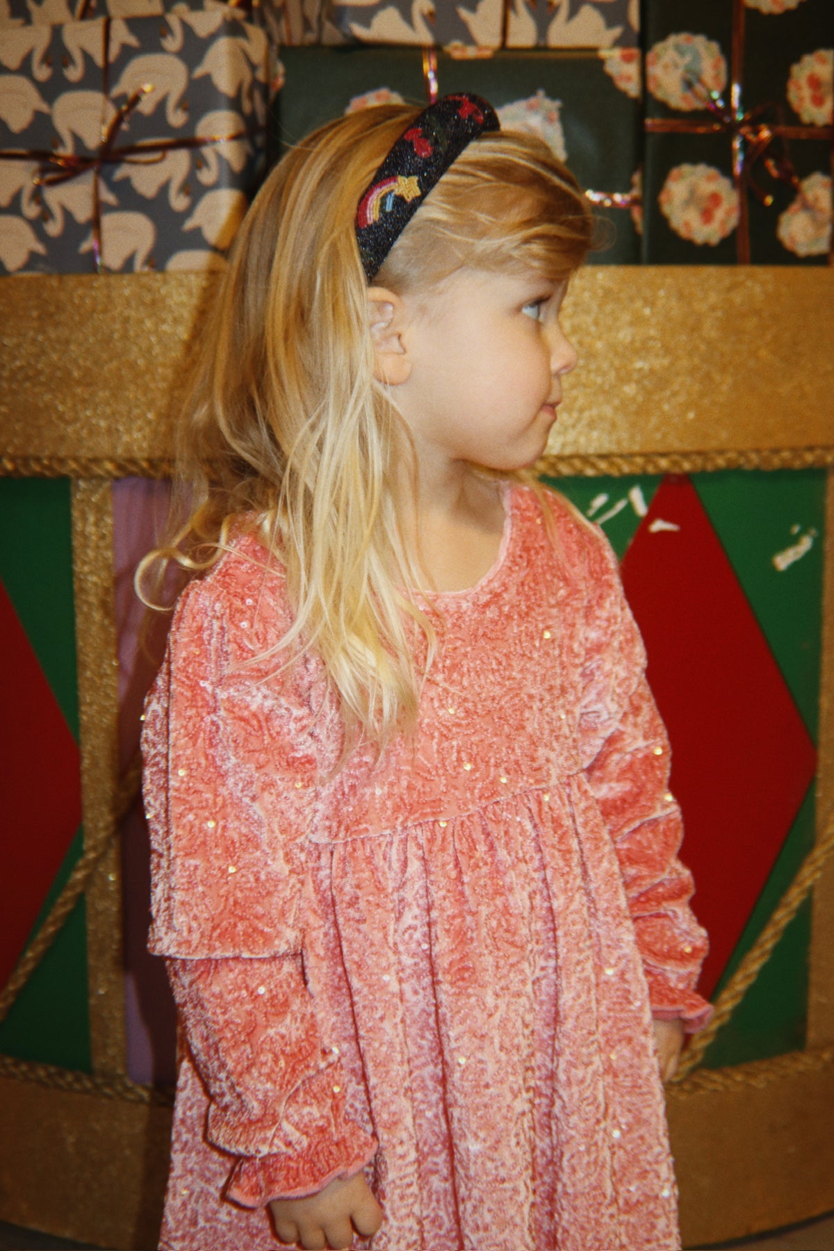 [Konges slojd] Gia Sparkle Dress - Lantana