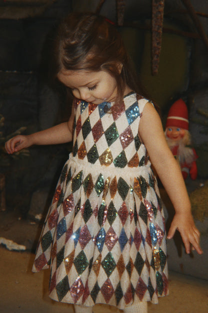 [Konges slojd]Yvonne Harlekin Dress - Harlekin Sequin