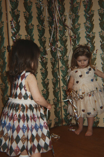 [Konges slojd]Yvonne Harlekin Dress - Harlekin Sequin