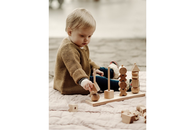 [Wooden Story] Natural Stacking Toy XL