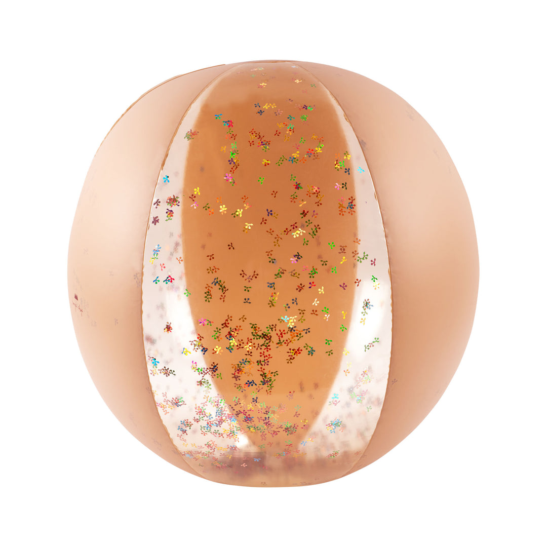 [Konges slojd] Beach Ball Large - Multi Cherry Blush Transparent