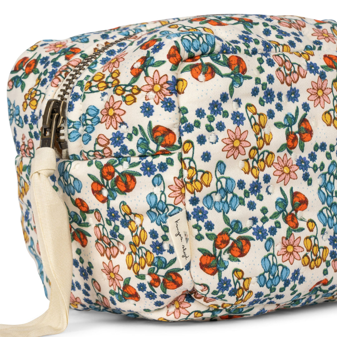 [Konges slojd] Small Quilted Toiletry Bag - Bibi Fleur