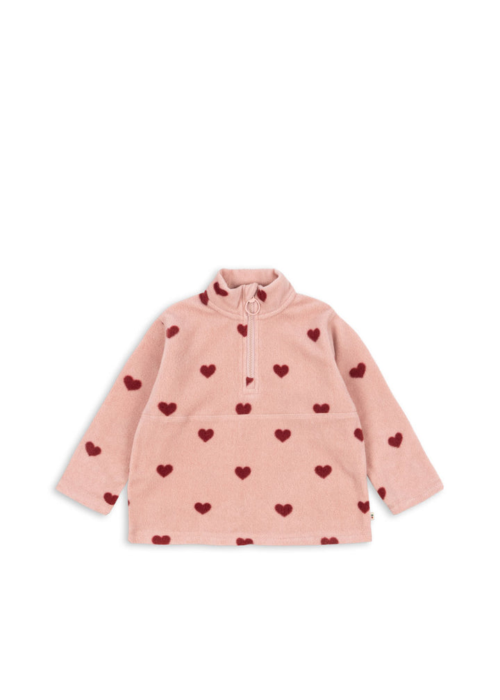 [Konges slojd] Tavi Fleece Sweatshirt GRS - Coeur Mellow