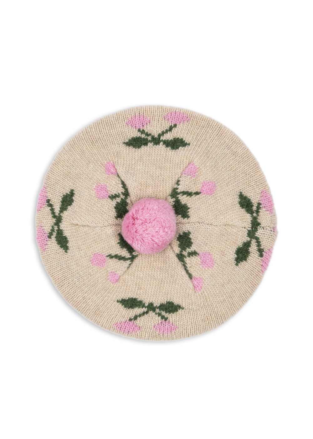 [Konges slojd] Belou Knit Beret - Cherry