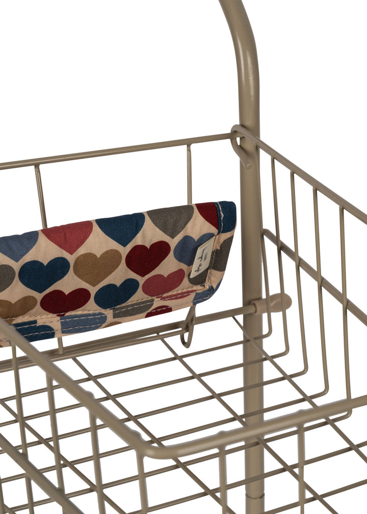 [Konges slojd] Kids Shopping Cart - Coeur Bisous