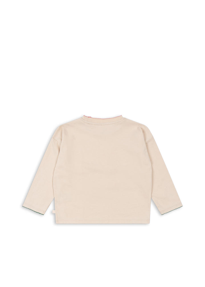 [Konges slojd] Lin Ls Tee GOTS - Brazilian Sand